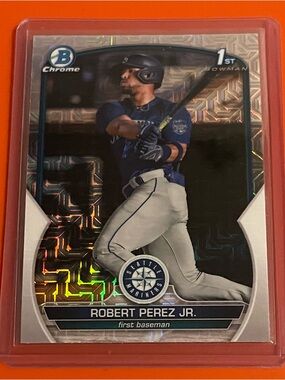 Robert Perez Jr. [Mojo] #BCP-124 2023 Bowman Chrome Prospects Baseball Card